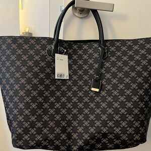 Stylish Brown Tote Bag H&M